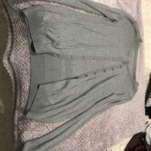 Grey cardigan